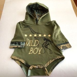 Synpos Baby Boy Suit 2PC Set dinosaur print